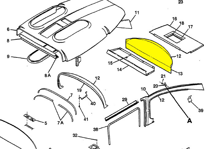 Canted Panel. Cessna 0700702-21 - Knots 2U, Ltd.