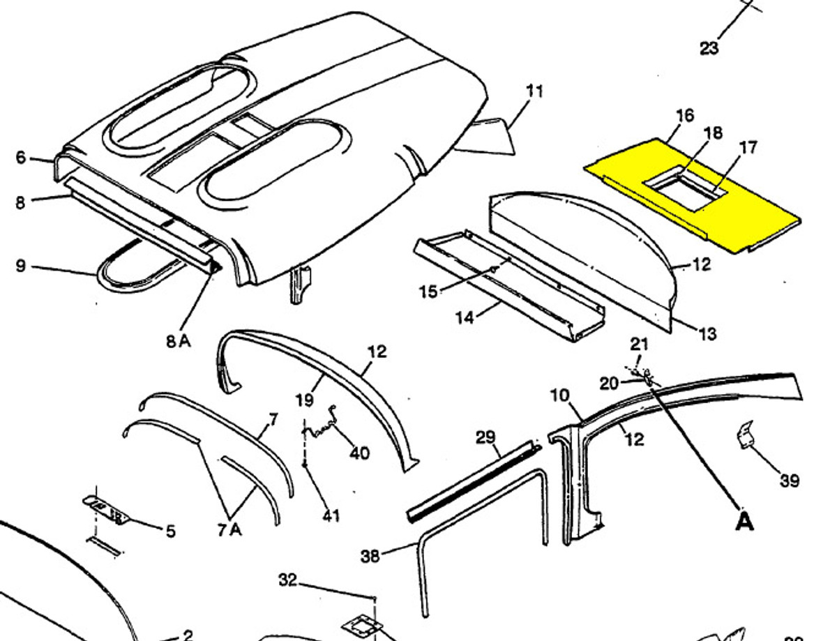 Panel Assy, Baggage Shelf     Cessna 0715023-5