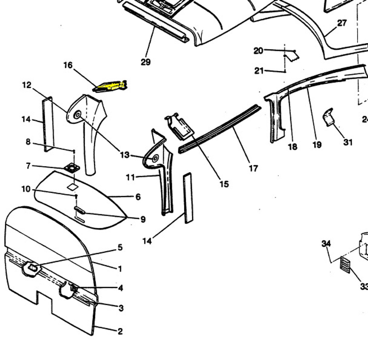 0715024-2 RH Fuel Line Cover