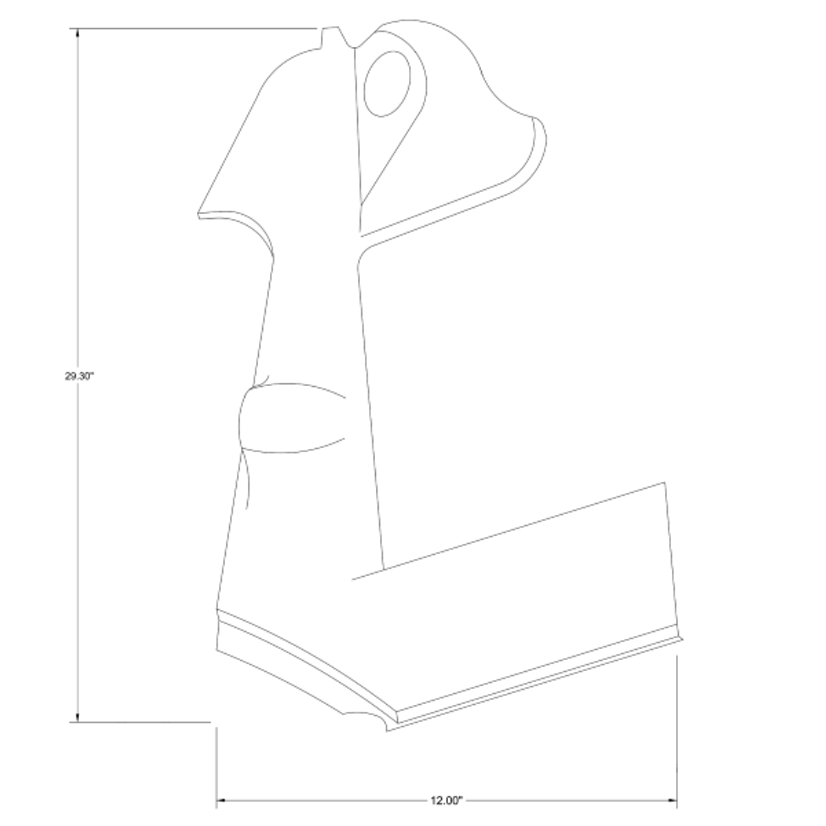 LH Moulding, Cessna 206H, T206H,  Replaces 1215046-12