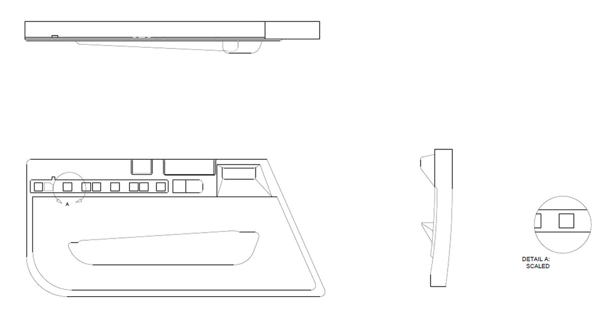 Cessna 150M LH/RH Door Panel, (1975-1977), 0414026-27, 0414026-28