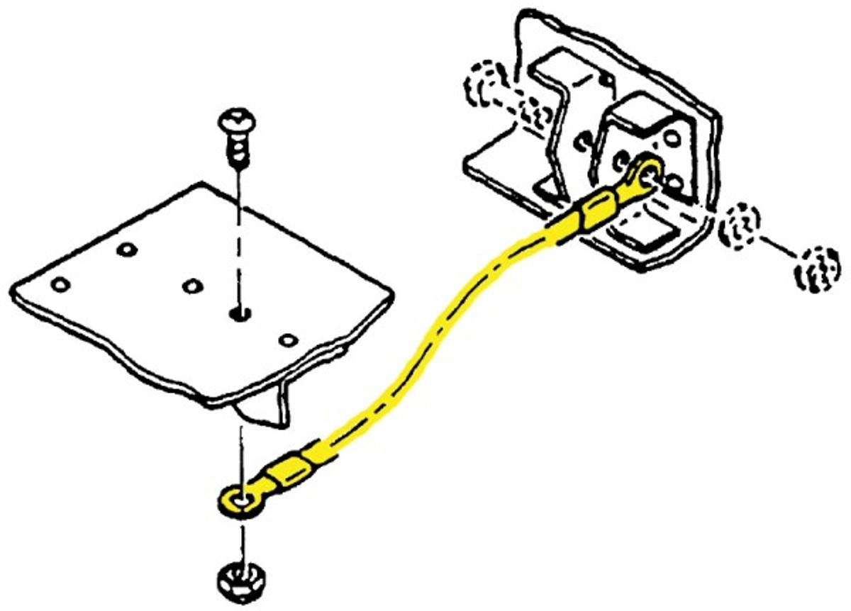 Bonding Strap for Cessna Aircraft (035-MC1570102-1)