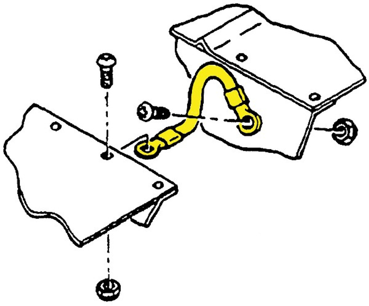 Bonding Strap, Wingtip Light for Cessna Aircraft 1570102-10