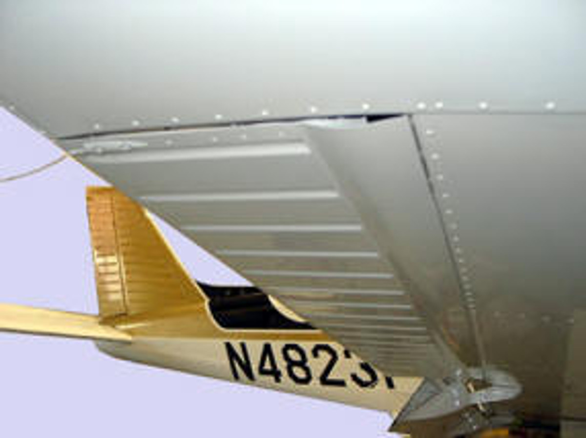 Piper PA-32 Flap Gap Seals. Piper Speed Mods by Knots 2U.
