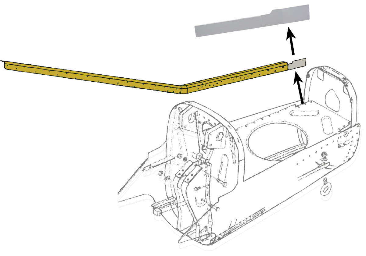 Cessna 180 and 185 tailcone angle kit