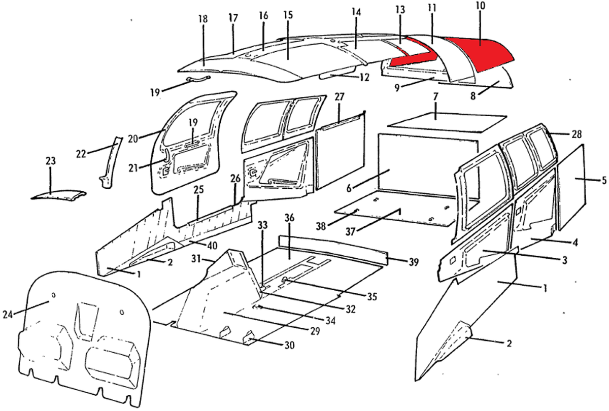 Headliner, Hatrack, Mooney P130187