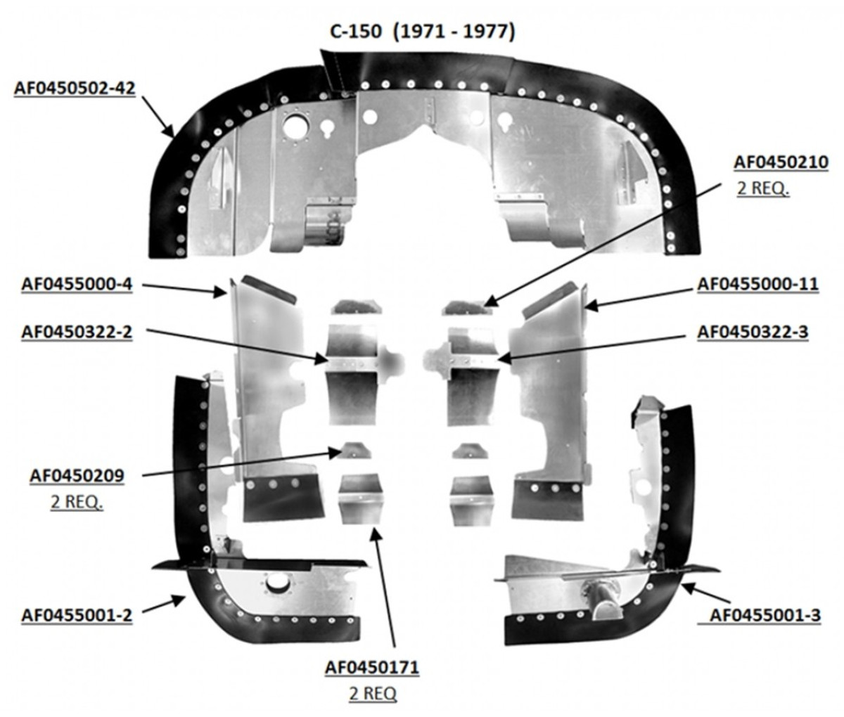 Cessna 150 Engine Baffles