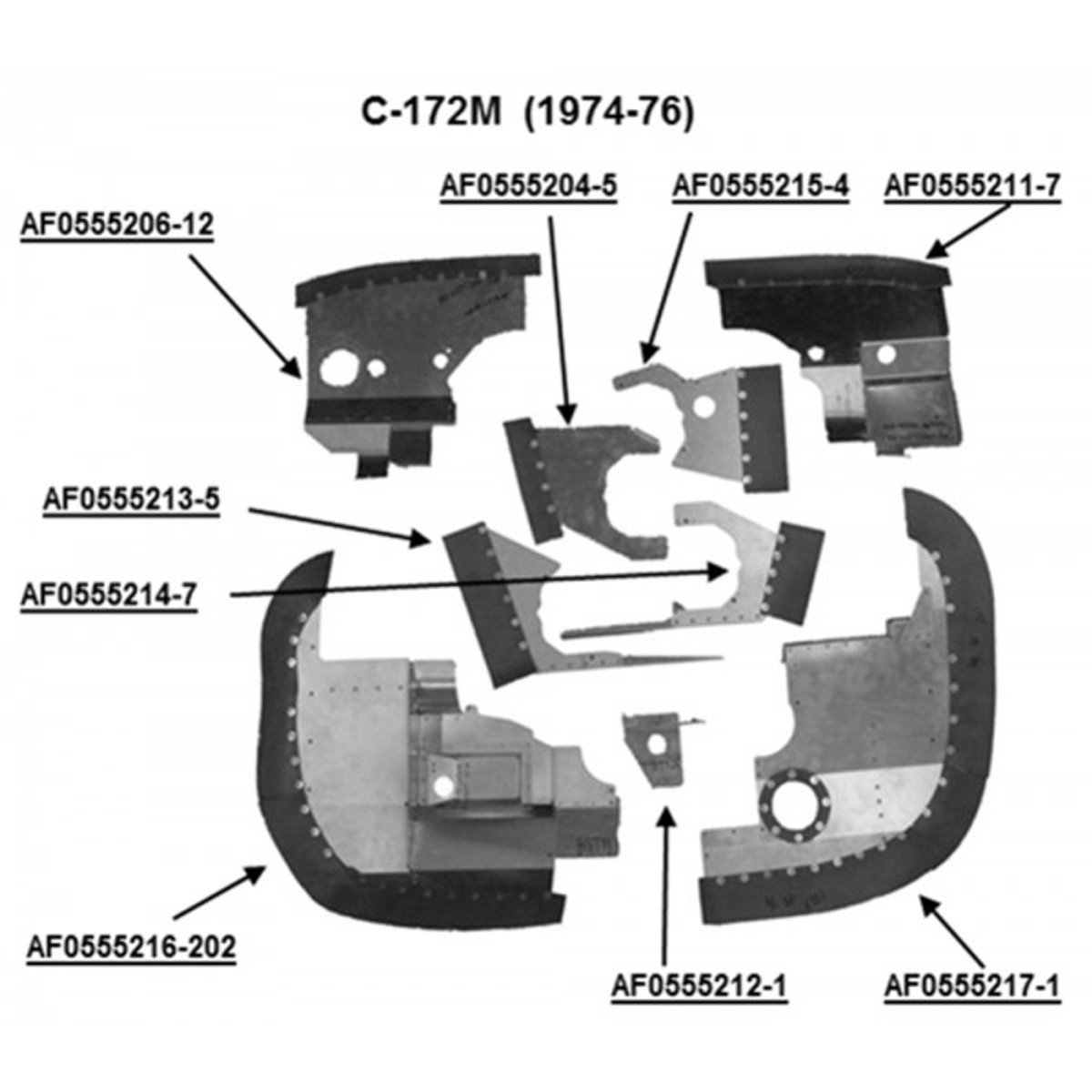 Cessna 172 Engine Baffles