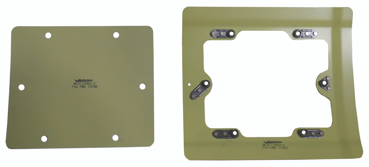 Stabilizer Jackscrew Access Cover Kit. Cessna 180 and 185 - Knots
