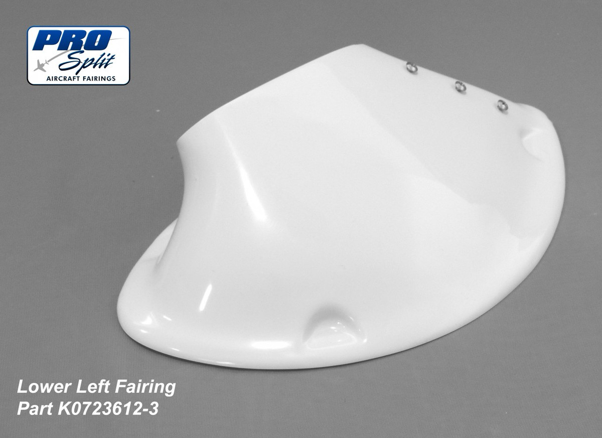 Cessna 182 Split Strut Fairings by Knots 2U. Pro Split Series.
