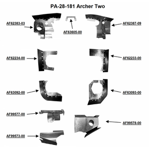 Piper PA-28-181 Engine Baffles