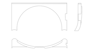 Piper PA-38 Door Trim. Piper 77725-26