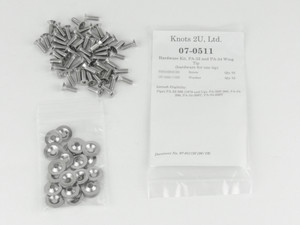 Wing Tip Hardware Kit, 104 pcs. Stainless Steel    Piper PA-32 Straight Wing & PA-34. Models 07-0511