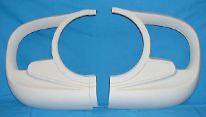 Cessna 310P Nose Bowl by Knots 2U. Cessna part 0851119-1, 0851119-2, 0851119-14, 0851119-15.