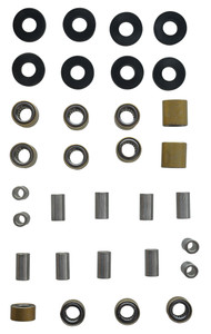 Basic flap roller kit or an upgrade kit to address flap arm wear problems. Each flap roller kit contains enough components for one aircraft.
Cessna 206 Flap Roller Basic Kit