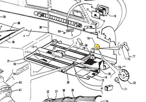 Fuel Selector Cover. Piper 63832-00