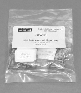 Piper PA-28 Cherokee Stainless Steel Fuel Tank Screw Kit