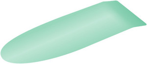 Piper PA-23-250 Nose Landing Light Lens. Replaces Piper 33035-00.