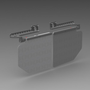 Rosen Deluxe Visor Kit. Complete Kit For Cessna C-120, C-140, C-150, C-152, C-170, C-172, C-180, C-185, C-206, and C-207 for year models 1980 and on, With Center Mount Sunvisors.