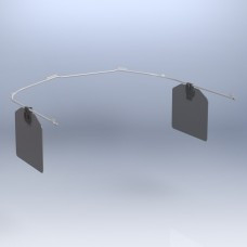 Rosen Deluxe Monorail Visor System For Piper PA-60 Aerostar.