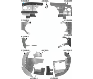 Cessna Cardinal 177 Engine Baffle Kit