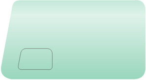 Piper PA-23 Pilot's Window Assembly, GLA2315