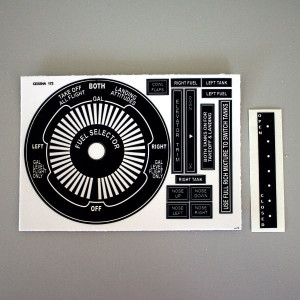 Center Console. Decal Set. Fits Cessna 0500233-4