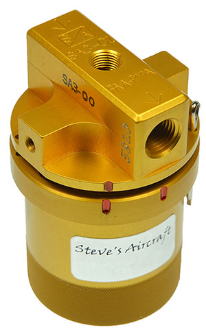 Fuel strainer, sediment bowl acts primarily as a fuel drain for water and small particles.