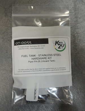 Piper PA-28 Cherokee Stainless Steel Fuel Tank Screw Kit