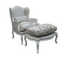 BERGERE (CH002N)  ARMCHAIR WITH OTTOMAN