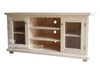 ARNCLIFFE (AUSSIE MADE) 2 DOOR TV UNIT - 740(H) X 1500(W) - WHITE OR ANTIQUE WHITE (NOT AS PICTURED)