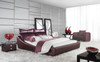 QUEEN RHO LEATHERETTE BED (A9973) - ASSORTED COLOURS