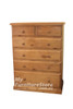 YORK (AUSSIE MADE) 7 DRAWER TALLBOY 85CM WIDE - 1500(H) x 900(W) - ASSORTED COLOURS