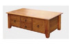 REBECCA COFFEE TABLE WITH 4 DRAWERS  -  1200(W) X 630(D) - BLACKWOOD (1053)- 440(H) X 1200(W) X 630(D)