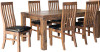 AUCKLAND 7 PIECE DINING SETTING (3387) - 1900(L) X 1000(W) - SMOKEY GUM