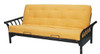 SURF FUTON SOFA BED (MATTRESS OPTIONAL EXTRA) - SILVER FRAME