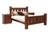 SPRING KING 3 PIECE BEDSIDE BEDROOM SUITE - ROUGH SAWN