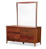 GLENDALE KING 5 PIECE (DRESSER) BEDROOM SUITE - BLACKWOOD