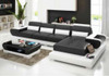 ARAD (G8003C) CHAISE SUITE + COFFEE TABLE - CHOICE OF LEATHER AND ASSORTED COLOURS AVAILABLE