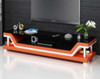 VERAPX (TS1003) TV STAND   - FULL PVC + 2 TEMPERED GLASS + LIGHT - 420(H) x 1950(W)