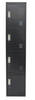 TOPAZ 4 - DOOR  STORAGE OFFICE GYM  LOCKERS (LLIE13) - 350(W) - BLACK