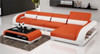 DANDY  BONDED LEATHER CHAISE LOUNGE ( MODEL-G1109C) - CHOICE OF LEATHER AND ASSORTED COLOURS AVAILABLE