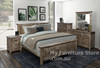 SYDNEYSIDE KING 4 PIECE (TALLBOY) BEDROOM SUITE - GREYWASH (#501)