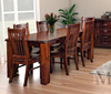 PINELANDS (HTG7P-1.8) 7 PIECE DINING SETTING (WITH 6 DINING CHAIRS) - 1800(L) x 1050(W) - GREY WASH (#501) OR WALNUT (219)