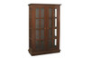 BANNY (DC200GL) DISPLAY CABINET (1800H x 1000W) - CHOCOLATE OR MAHOGANY