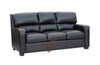 MNY 3 SEATER - GENUINE LEATHER  SOFA - BROWN