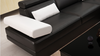 GORICA  CHAISE LOUNGE SUITE (K5009C)  - CHOICE OF LEATHER AND ASSORTED COLOURS AVAILABLE