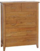  DAKOTA DOUBLE OR QUEEN  6  PIECE  DRESSER  BEDROOM SUITE  ( MODEL - 4-5-22-15-14-16-15-18-19) - CHESTNUT OR WALNUT