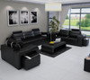  BENSALEM 3S + 1S + 1S  LEATHERETTE   LOUNGE SUITE (MODEL-F3008D)  - ASSORTED COLOURS