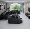 BENSALEM  3S +  3S  LEATHERETTE   LOUNGE SUITE (MODEL-F3008D)  - ASSORTED COLOURS